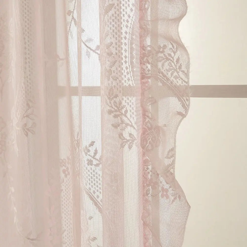 lace sheer curtain