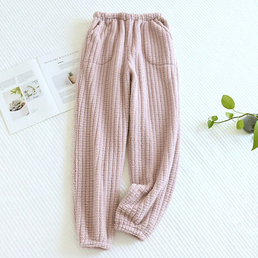 purplish gridded PJs