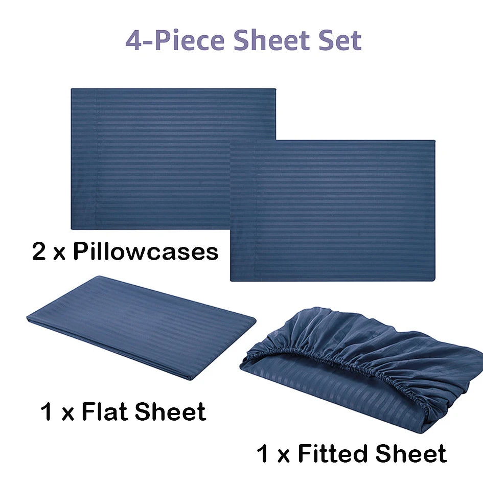 4 piece luxury bedding set