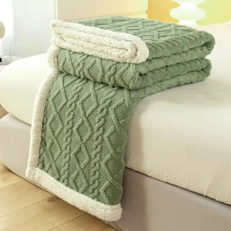 wool knit blanky