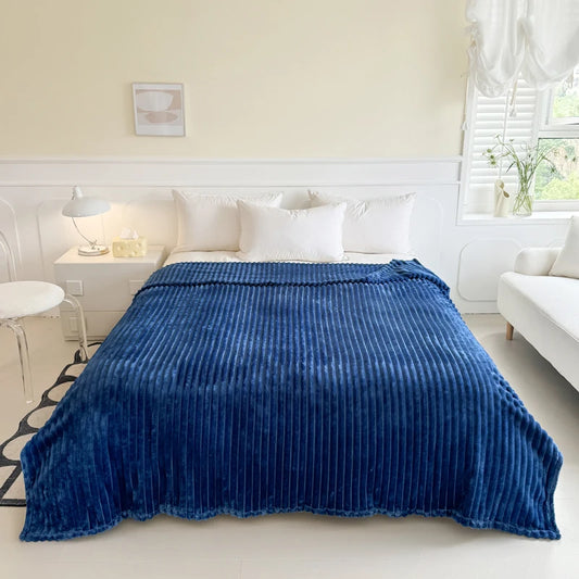 sea blue thickened blanky