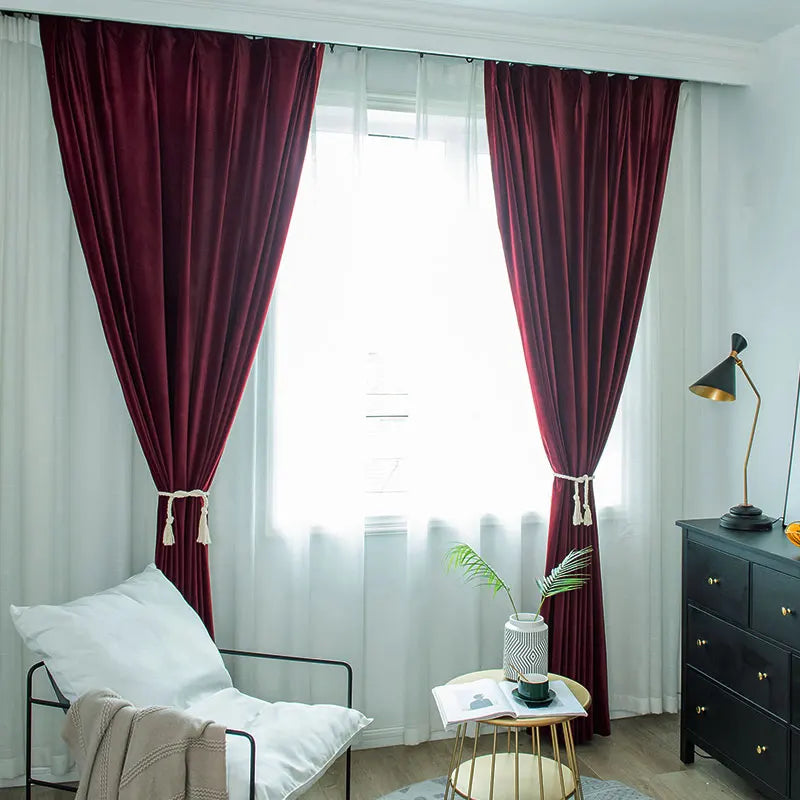 velvet curtain fabric