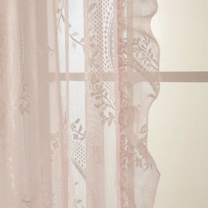 lace sheer curtain
