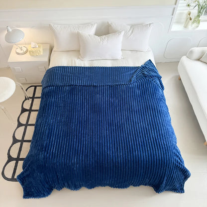 sea blue thickened blanky