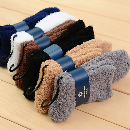 fluffy winter socks