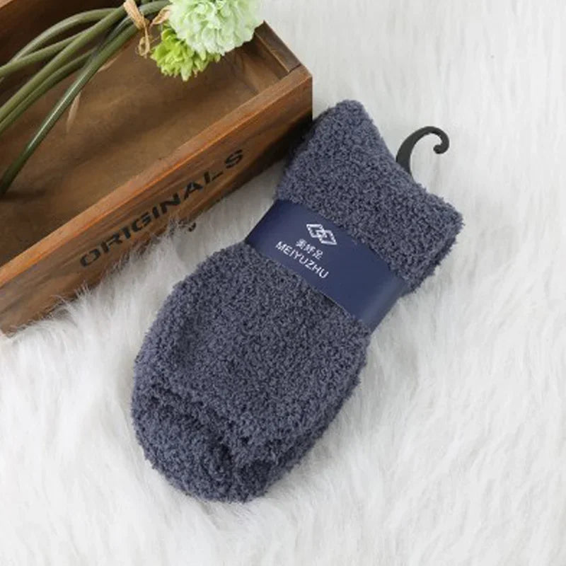 fluffy winter socks