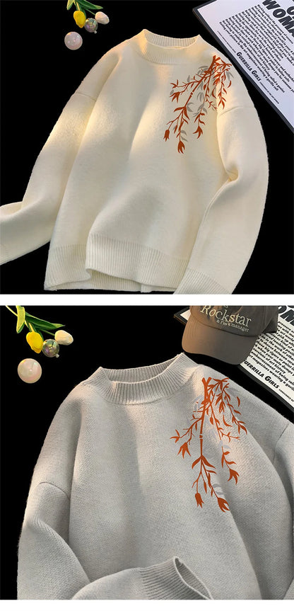 black knit wool sweater