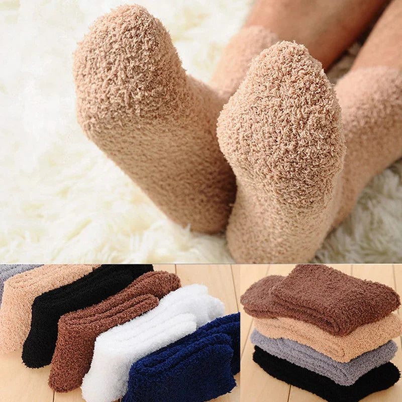 fluffy winter socks
